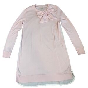 Kate Spade NY Dorothy Bow Tunic Dress Women's Small‎ Blush Pink Long Sleeve